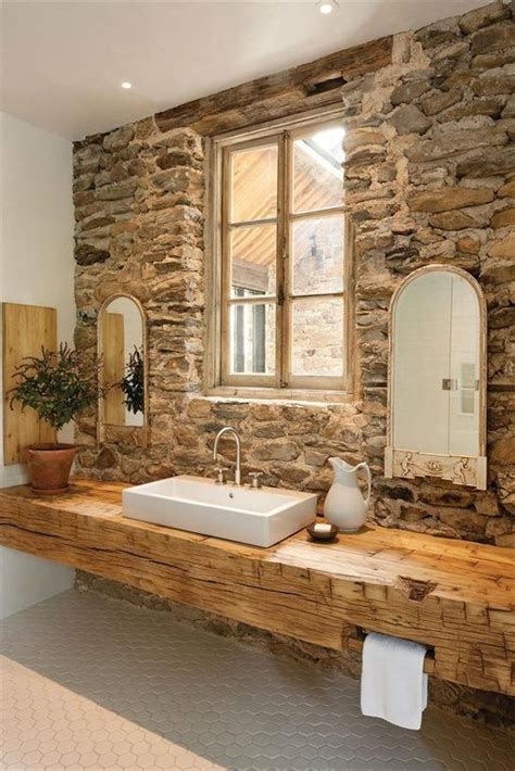 17 Rustic And Natural Bathroom Inspiration Ideas