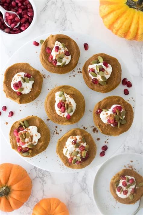 No Bake Mini Pumpkin Pies Vegan Gluten Free Nut Free Eating By