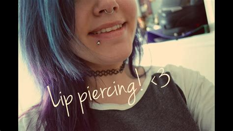 Getting My Lip Pierced MiiZeRy YouTube