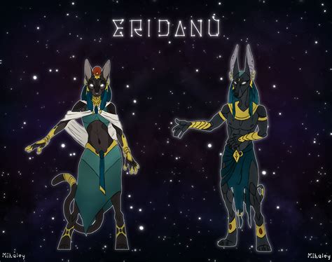 eridanu bastet and anubis by mikaley on deviantart