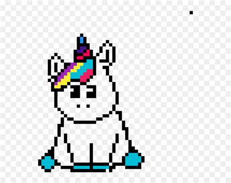 Kawaii Kunicorn Clipart Png Download Pixel Unicorn Color By Number
