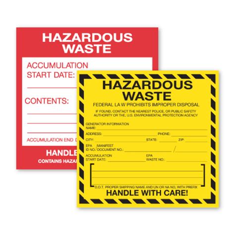 Waste Labels Labels Icc Compliance Center Inc Usa
