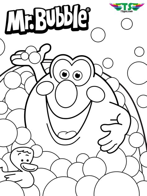Bubbles Coloring Pages