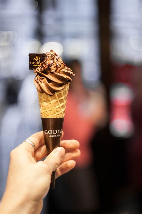 It is centrally located over looking the fountain. Godiva Luxury Ice Cream Parlour Event