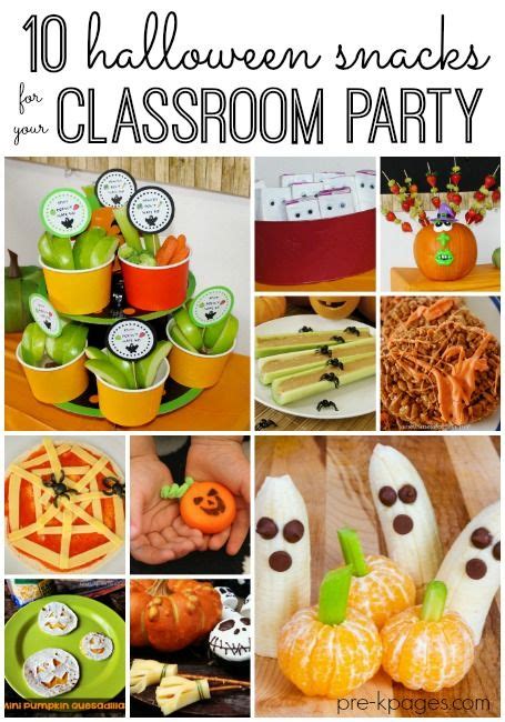 Healthy Halloween Party Snacks And Non Candy Treats For Preschool