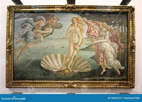 Nacimiento De Venus Sandro Botticelli De Pintura Fotograf A Editorial