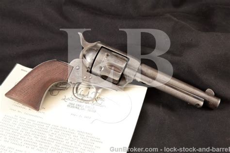 Colt Artillery Model 1873 Saa 1st Gen Black Powder 2nd Year Frame 5 ½