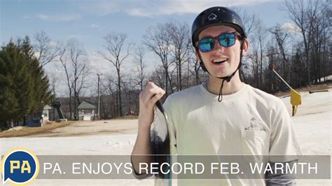 Unseasonably Warm Weather Enjoyed Across Pennsylvania Youtube