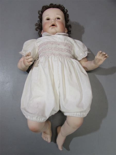 Lot Detail Le Ashton Drake Heirloom Baby Girl Doll By Joan Ibarolle