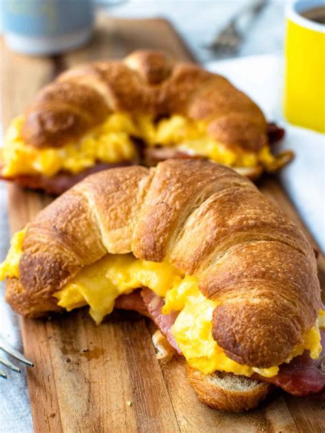 Bacon Egg And Cheese Croissants Marcellina In Cucina