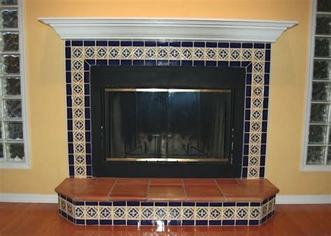 This Customer Created An Elegant Border Around This Fireplace Opening