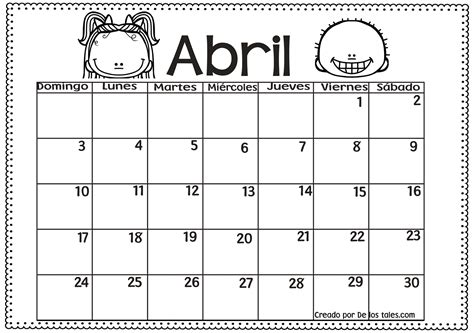 Calendario De Abril 2017 Para Imprimir Es Calendario Abril 2017 Para
