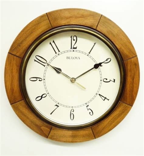 Bulova Deco 12 In Wall Clock C4254 For Sale Online Ebay