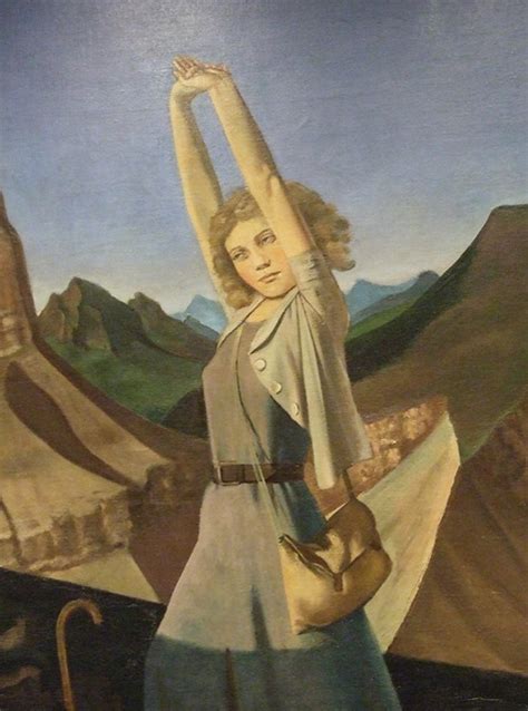 Ipernity Detail Of The Mountain By Balthus In The Metropolitan Museum