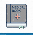 Illustration Medical Book Icon for Personal and Commercial Use. Stock ...