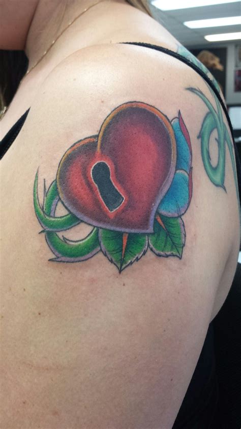 Locked Heart Tattoo 2016 Tattoo Heart Tattoo Tattoos