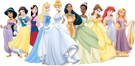 Disney Princess Lineup (PSD) | Official PSDs