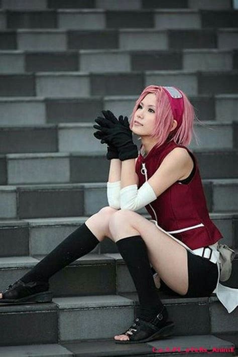 Pin De Jeonkookie Em Sakura Cosplay Feminino Cosplay Sakura Sakura Haruno Cosplay