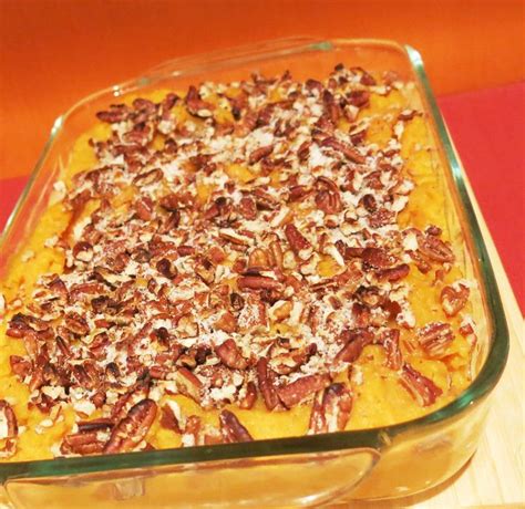 Add the mashed sweet potatoes, sugar, eggs, butter, vanilla, and salt to a mixing bowl and stir well to combine. Mrs. Bruce's Delicious Sweet Potato Casserole | Bruce's ...