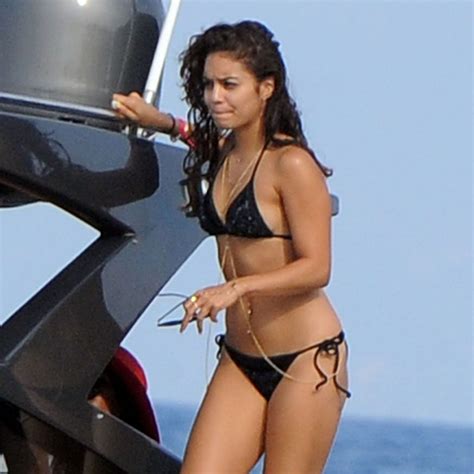 Vanessa Hudgens Wearing Bikini Boat Italy Bikini World