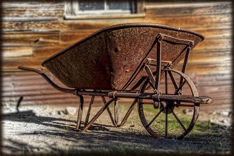 Antique Wheelbarrow Photograph By Kelley King Pixels