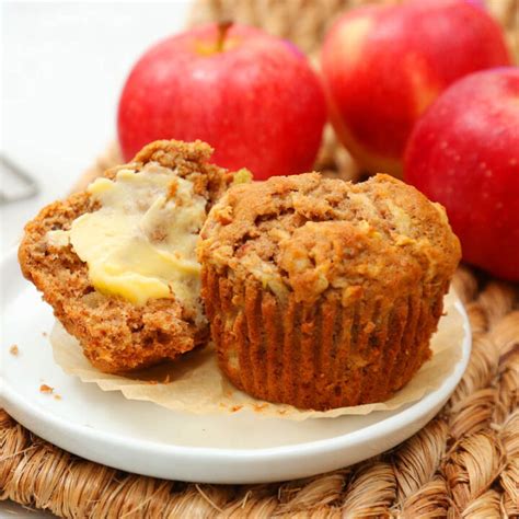 Apple Walnut Muffins The Domestic Geek