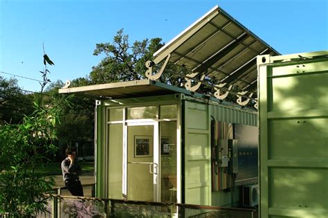 Solar Powered Space Shipping Container Office Produces Twice As Much