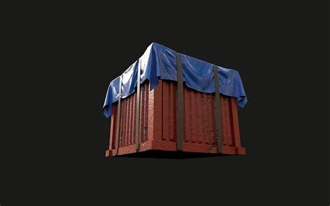 3d Model Pubg Airdrop Textured Game Ready Model Vr Ar Low Poly