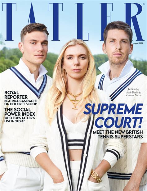 Tatler Crowns The Nations Brightest Young Tennis Stars Katie Boulter