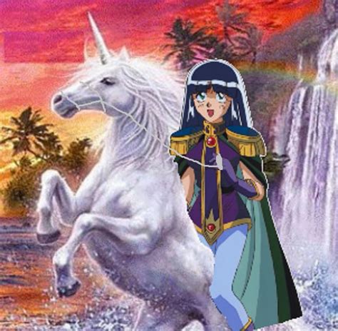 Sylphiel Riding Her Beautiful Unicorn Anime Slayers Fan Art 38966632