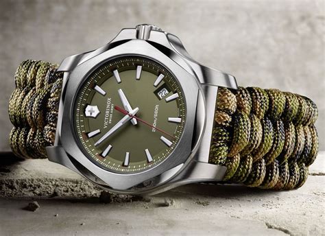 victorinox high quality army watch with paracord strap perfect swiss watch high quality