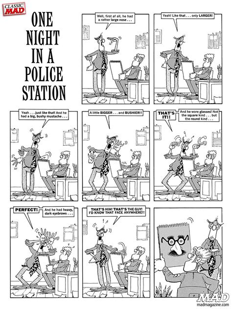 Classic Mad Don Martin Fonebone Friday Mad 165 Police Comic Book Covers Comic Books Art