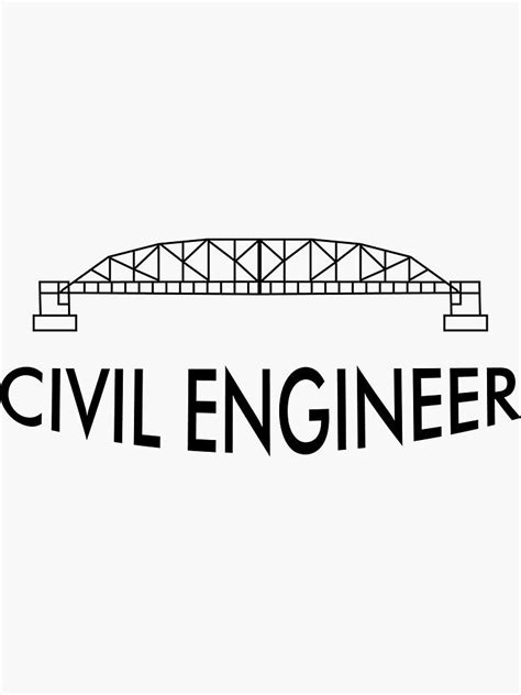 Civil Engineer Sticker For Sale By Wajeeha Zaidi Civil Engineering