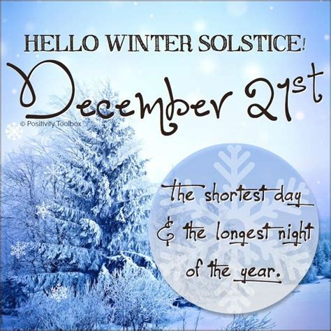Winter Solstice December 21 Happy Winter Solstice Happy Winter