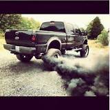 Photos of Lifted Trucks With Smoke Stacks