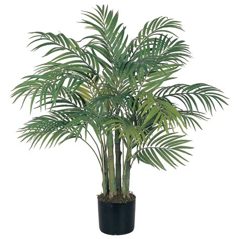 3 Areca Silk Palm Tree Nearly Natural