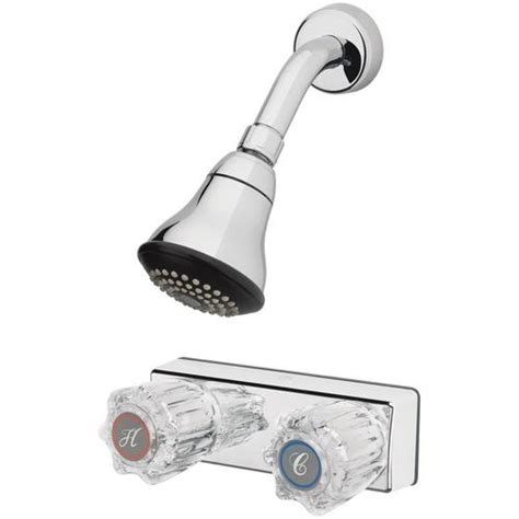 Here you may to know how to repair a two handle shower valve. Project Source Chrome 2-handle Shower Faucet with Valve in ...