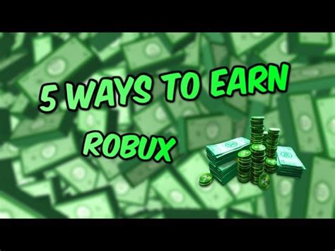 Ways To Earn Robux