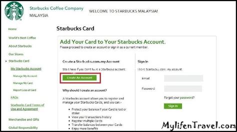 Starbucks in malaysia is operated by berjaya starbucks coffee company sdn bhd.,a licensee of starbucks coffee international. Register Your Starbucks Card | 旅游博客王宏量