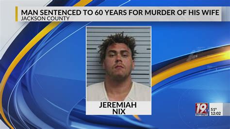 jackson county man sentenced to 60 years for wife s murder