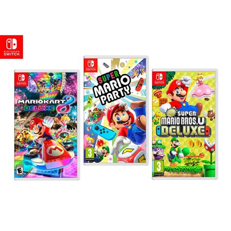 Juegos De Nintendo Switch Mario Kart 8 Deluxe Super Mario Party