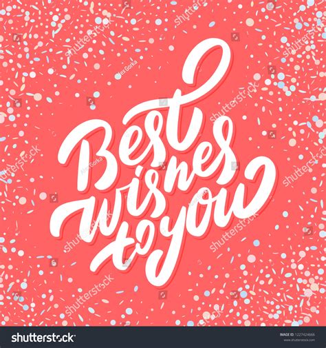 Best Wishes You Greeting Card Vector Stock Vector Royalty Free