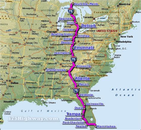 I 75 Florida Exits Map Maps Catalog Online