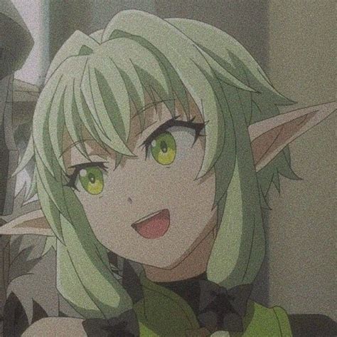 Green Anime Aesthetic Girl