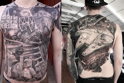these star wars tattoos done by phil morgan out of sandtiger tattoos in longwood fl r