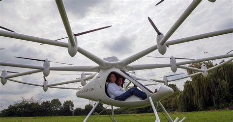 Suburban Spaceman Volocopter Vc200 Vertical Take Off And Landing Manned Aircraft