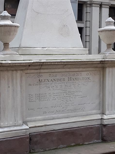 I Visited Alexander Hamiltons Grave Today Rhamiltonmusical