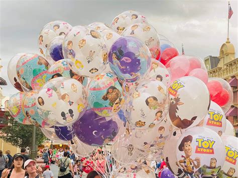 New Balloons On Main Street Greet Magic Kingdom Guests