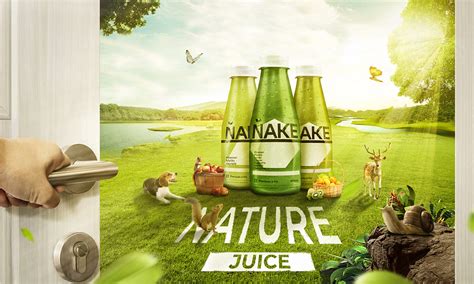 Nature Juice Advertising On Behance
