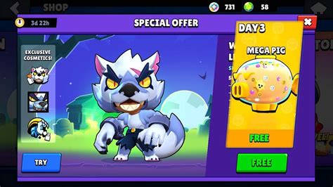 White Wolf Leon Legendary New Starr Drops Cursed Skins Brawl Stars